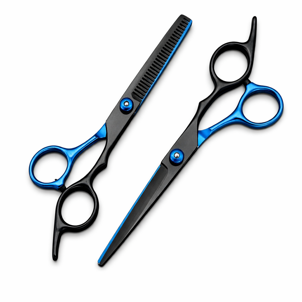Set tijeras profesionales esculpidora + filo navaja