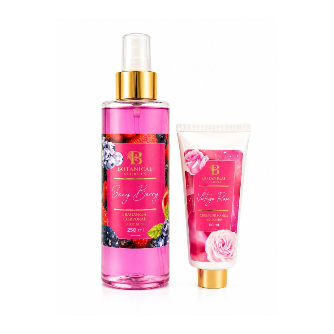 Kit Crema corporal + splash Sexy Berry