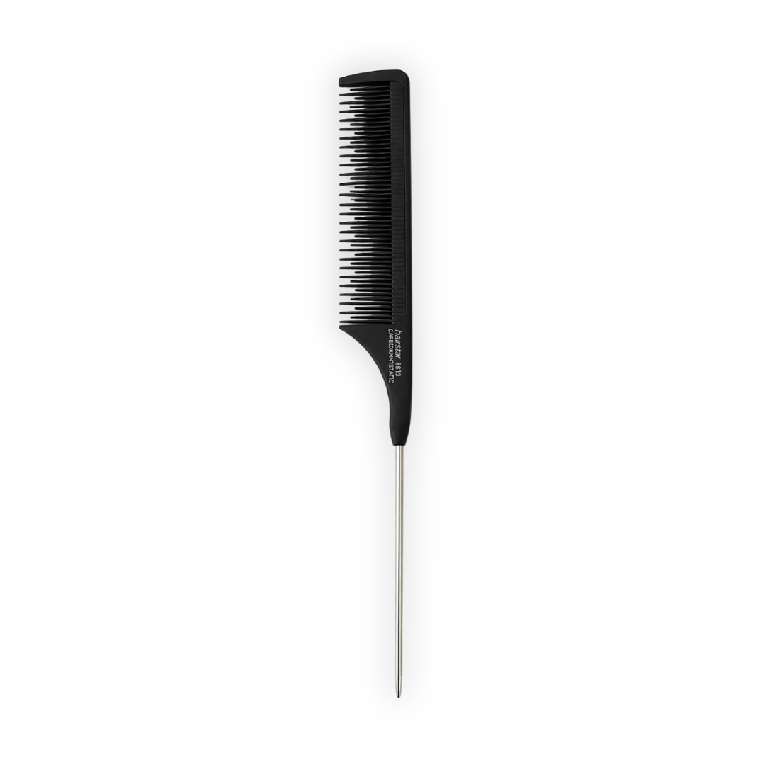 Peine Profesional de Carbono con Punta metal