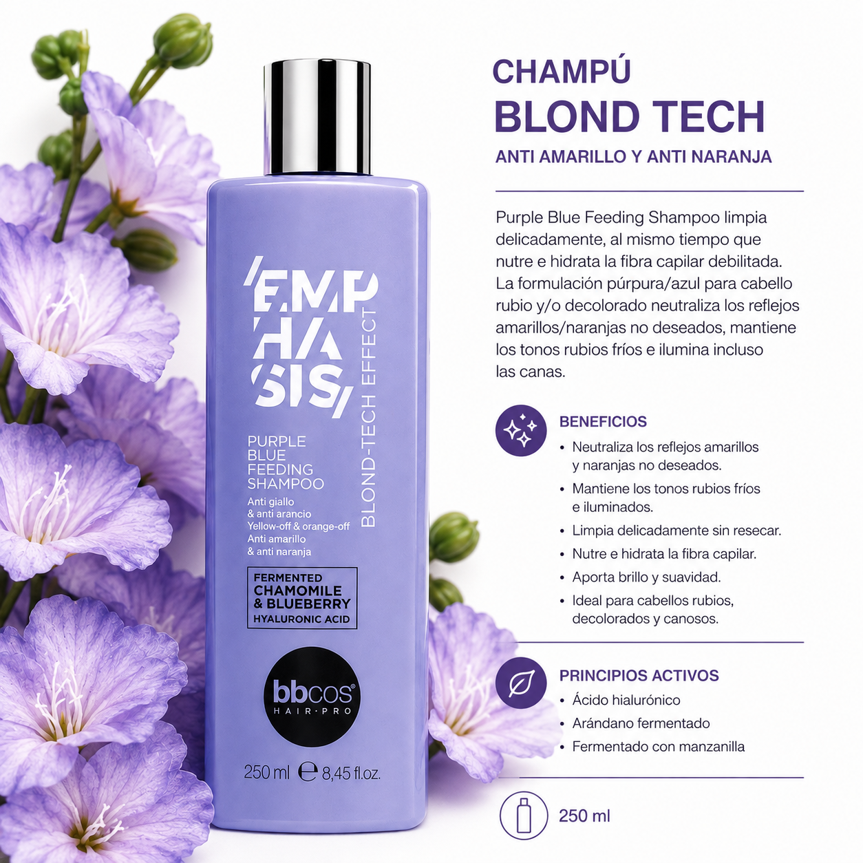 Shampoo Matizador Blond Tech
