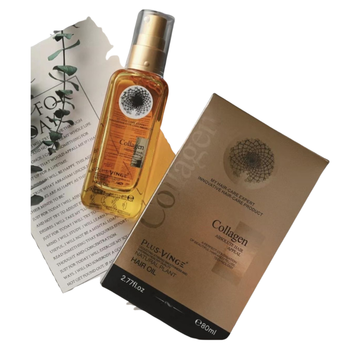 Aceite Capilar Collageno 100ml Plus-Vinge