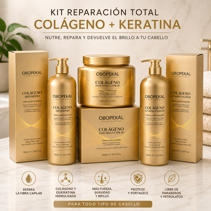 Kit Reparación Total Colágeno + Keratina