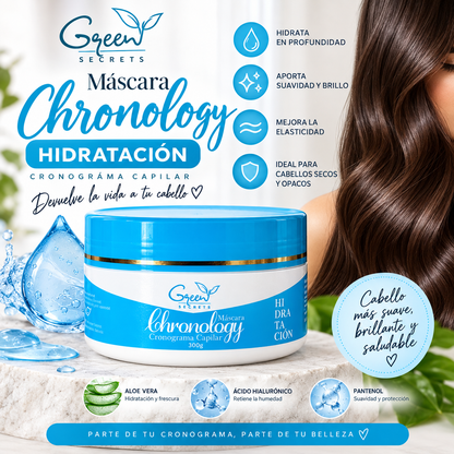 Máscara Chronology – Cronograma Capilar Green Secrets