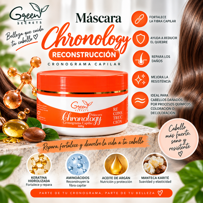 Máscara Chronology – Cronograma Capilar Green Secrets