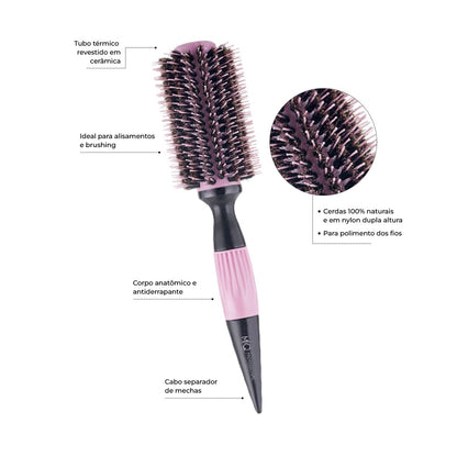 Cepillo Profesional MQ Prime Termo Cerámica Brushing