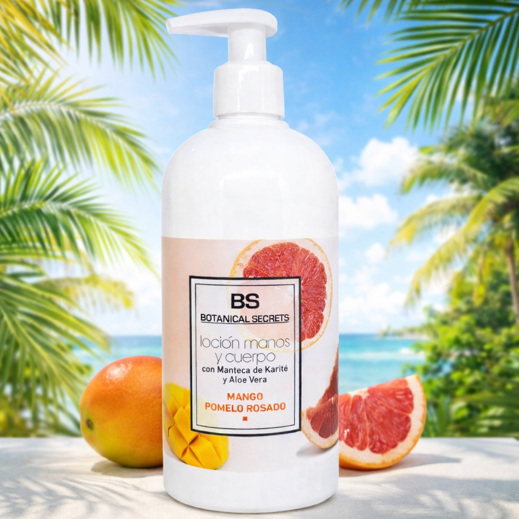 Loción  corporal Mango y Pomelo Botánica Secret