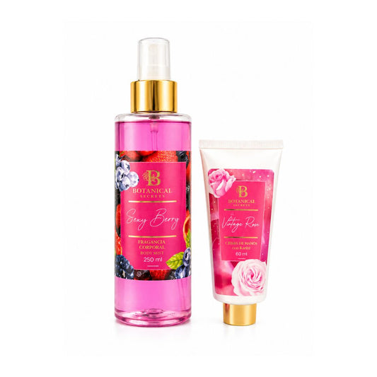 Kit Crema corporal  + splash  Sexy Berry