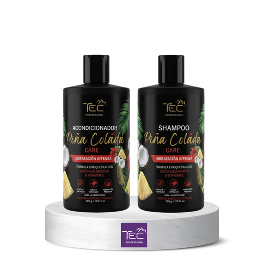 Kit Shampoo y acondicionador  Piña Colada  Tropical Care Hidratación 500 ml
