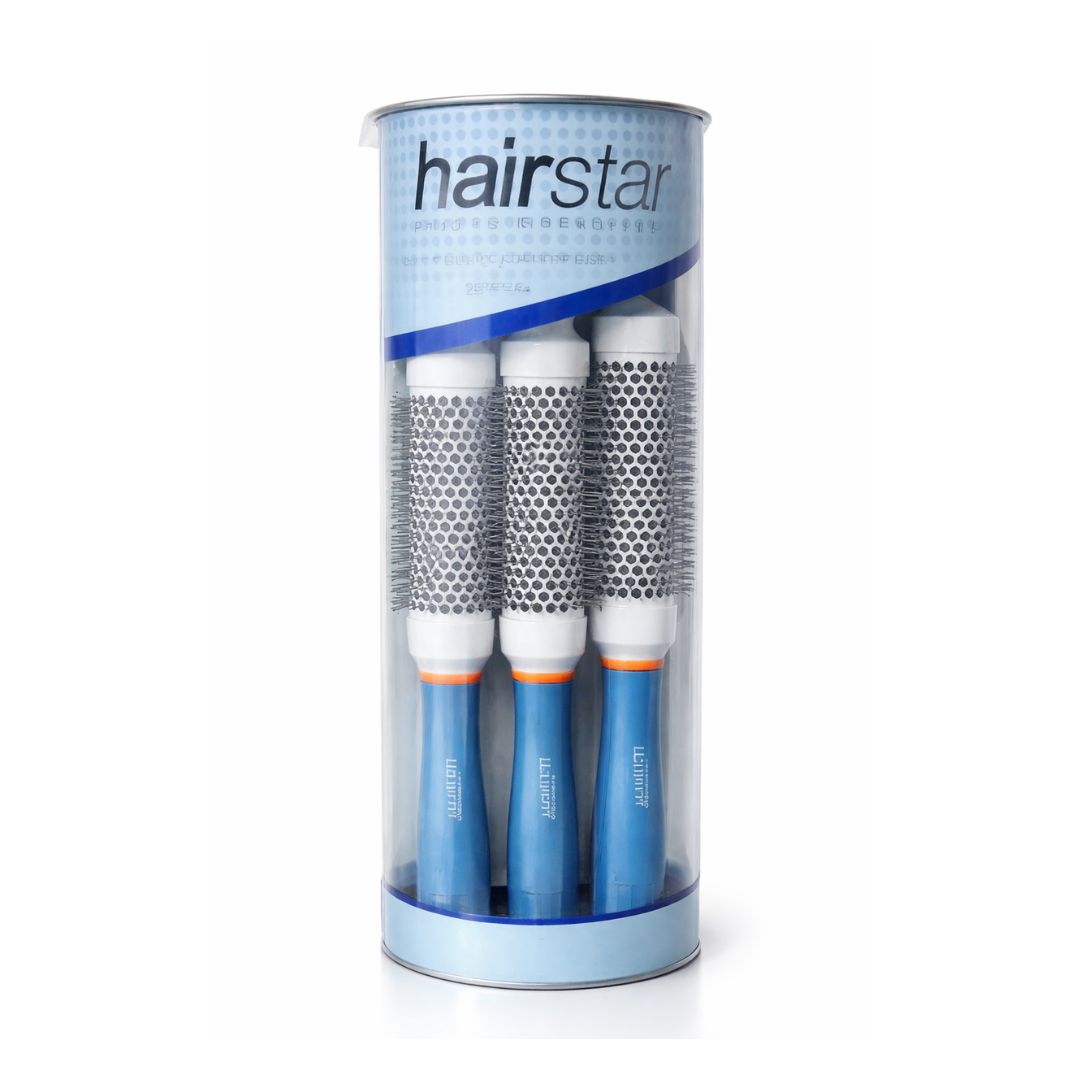 Set de Cepillos Térmicos Hairstar Professional – Ceramic Kit 3
