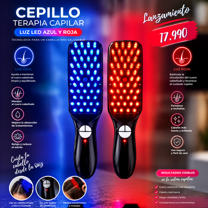 Cepillo terapia led