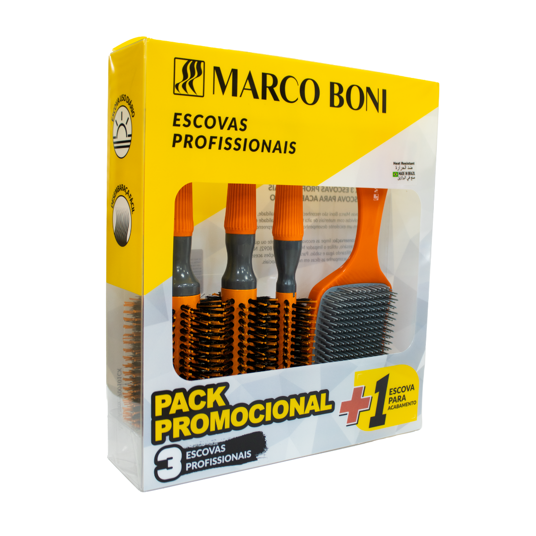 Kit cepillos Thermal Cerámic Orange - Marco Boni