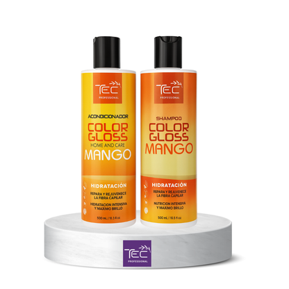 Kit TEC Color Gloss Mango Hidratación profunda 500 ml
