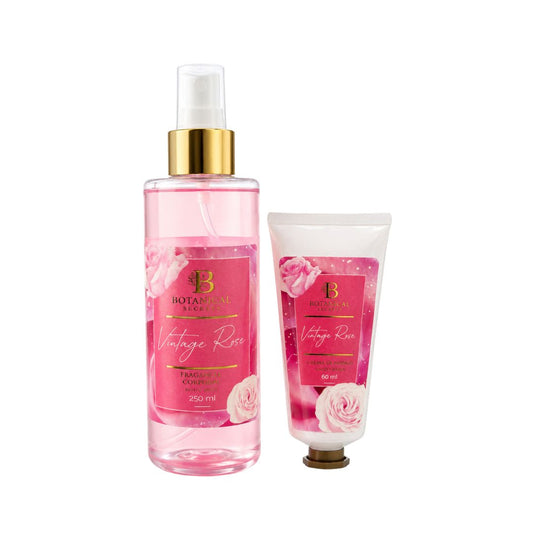 Kit Crema corporal + splash  Vintage Rose