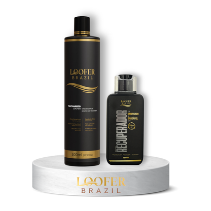 Kit Tratamieto Loofer Brazil + Recuperador capilar Loofer Brasil