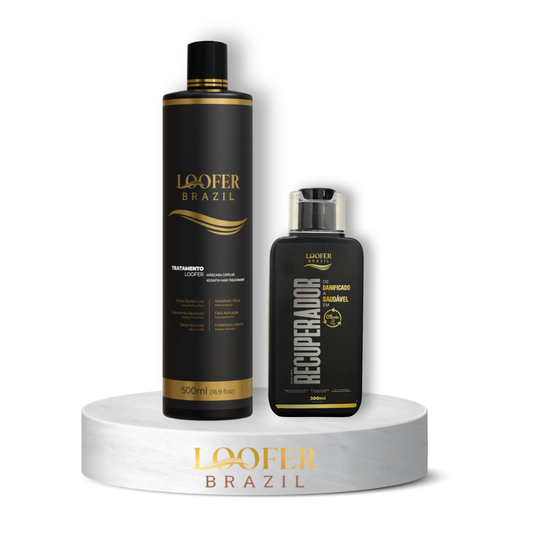 Kit Tratamieto Loofer Brazil + Recuperador capilar Loofer Brasil