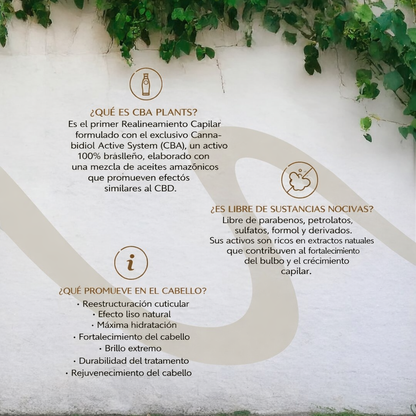 Alisado Organico Portier CBA Plants