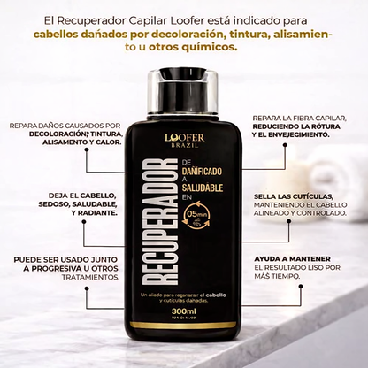 Recuperador capilar Loofer Brasil - Tratamiento capilar de reconstrucción profunda