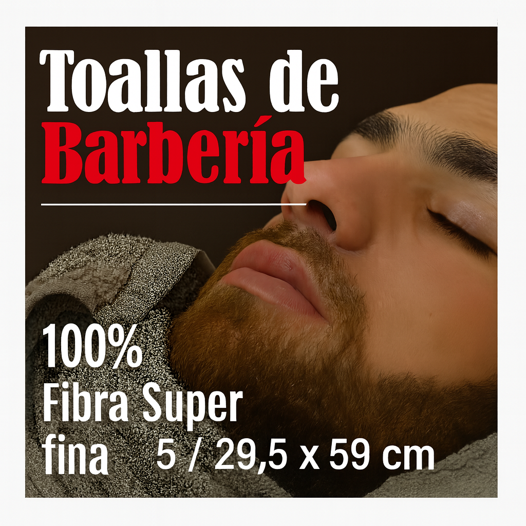 Set de 5 Toalla barberia 29,5 x 50