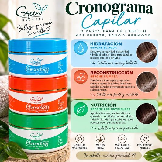 Máscara Chronology – Cronograma Capilar Green Secrets
