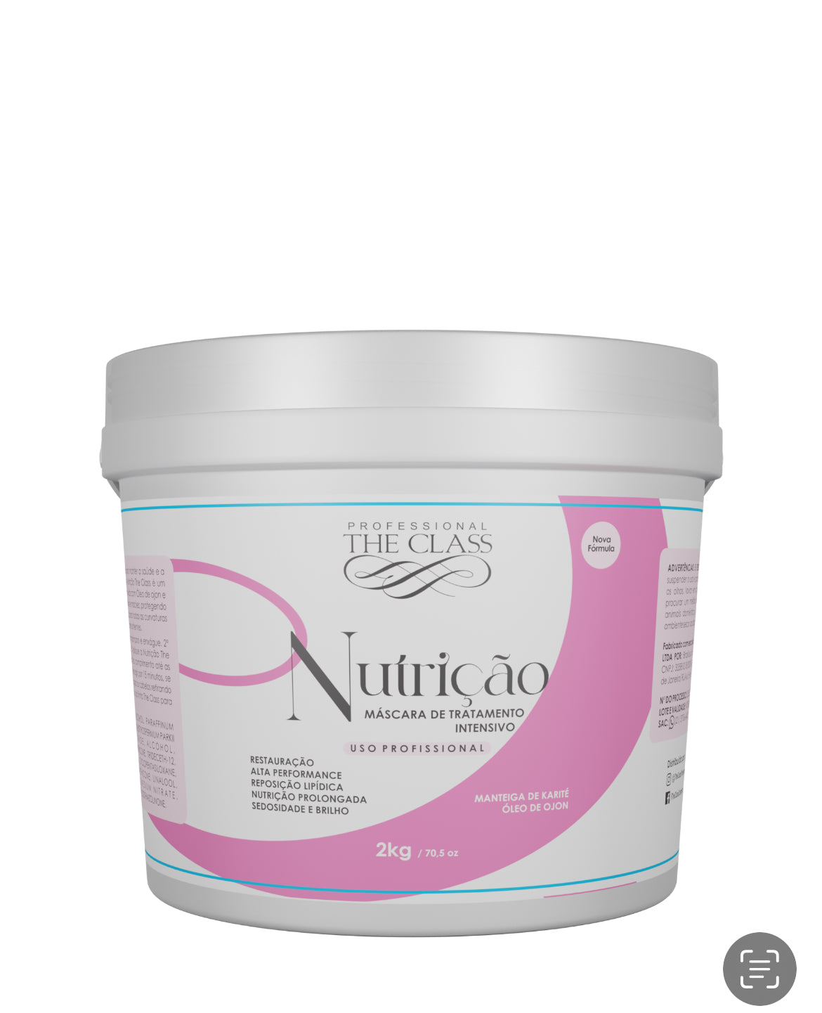 Máscara Nutrición The Class 2 kilos