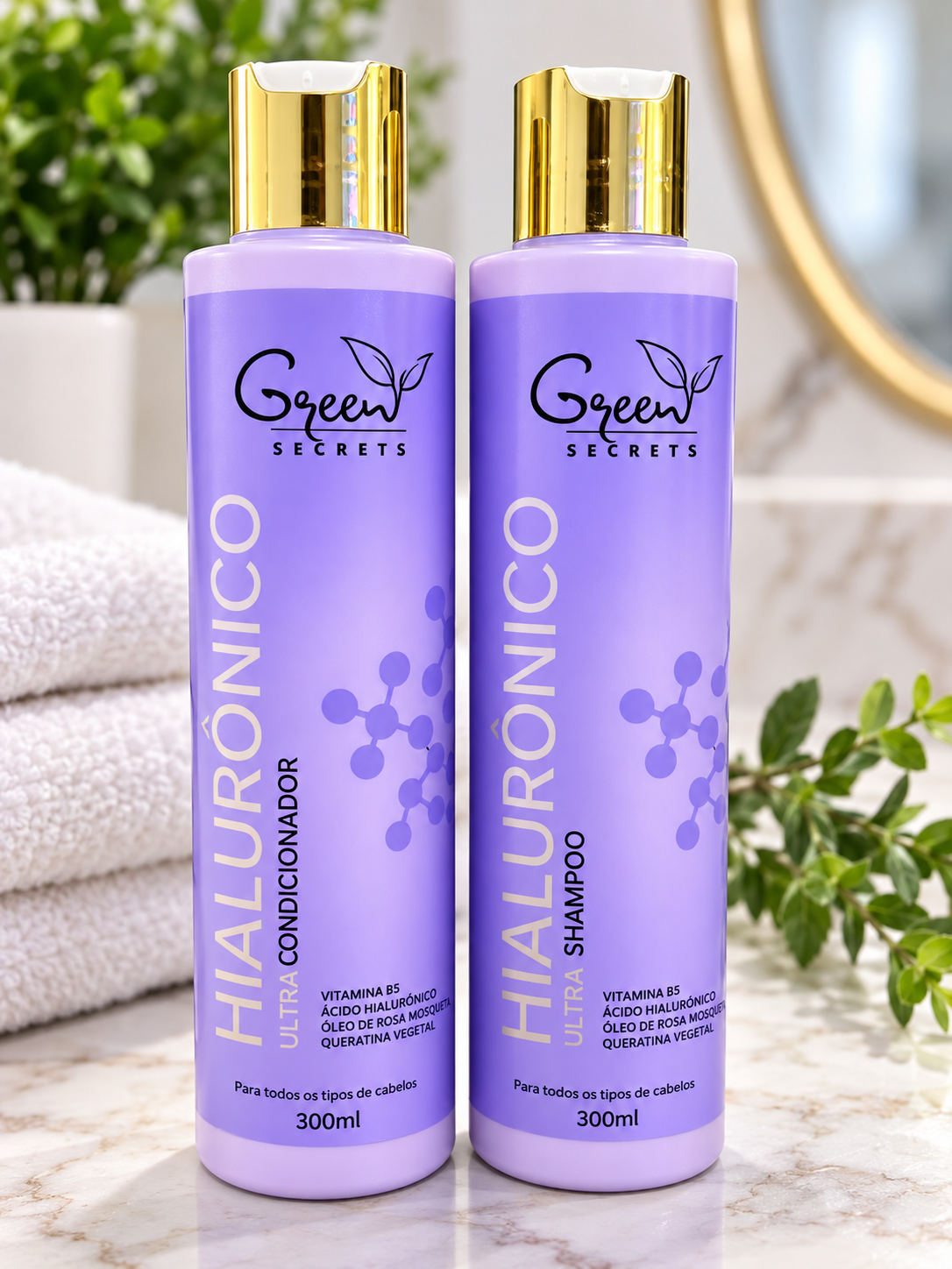 Kit shampoo y acondicionador Green Secret