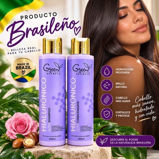 Kit shampoo y acondicionador Green Secret