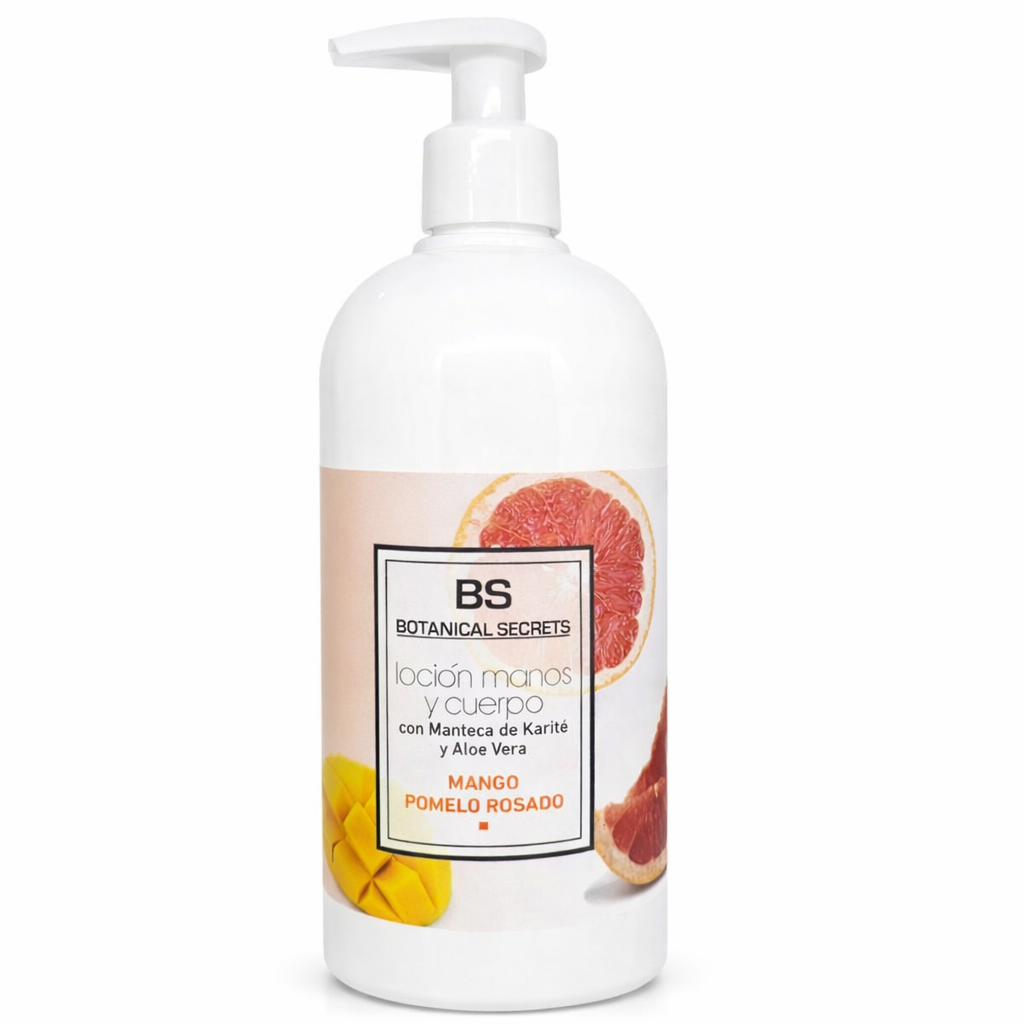 Loción  corporal Mango y Pomelo Botánica Secret