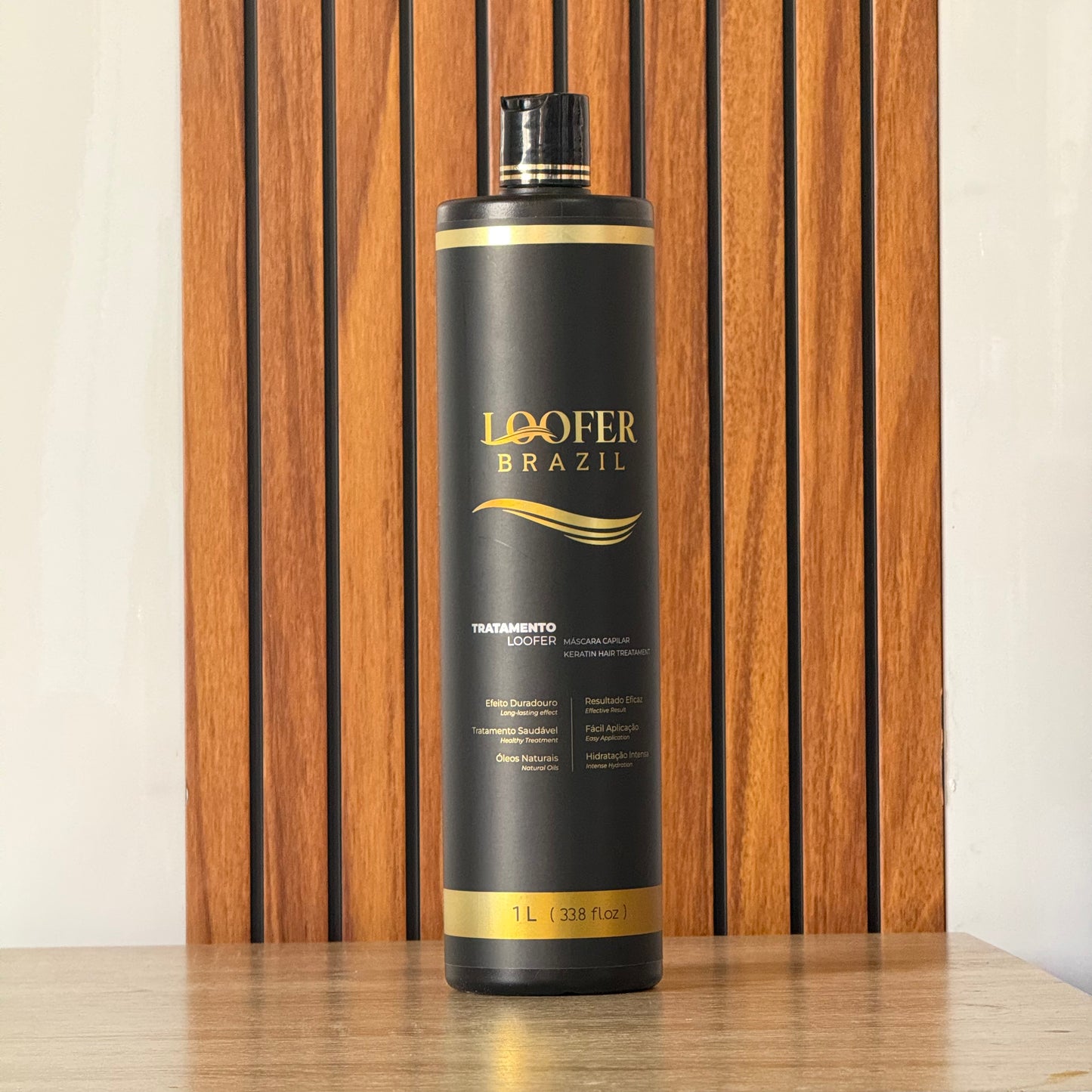 Kit  Liso Perfecto  Máscara Loofer Perfec Hair  Loofer Brazil + Loofer Brazil 1 litro