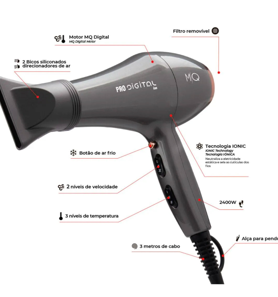 Secador Pro Digital 2600W MQ