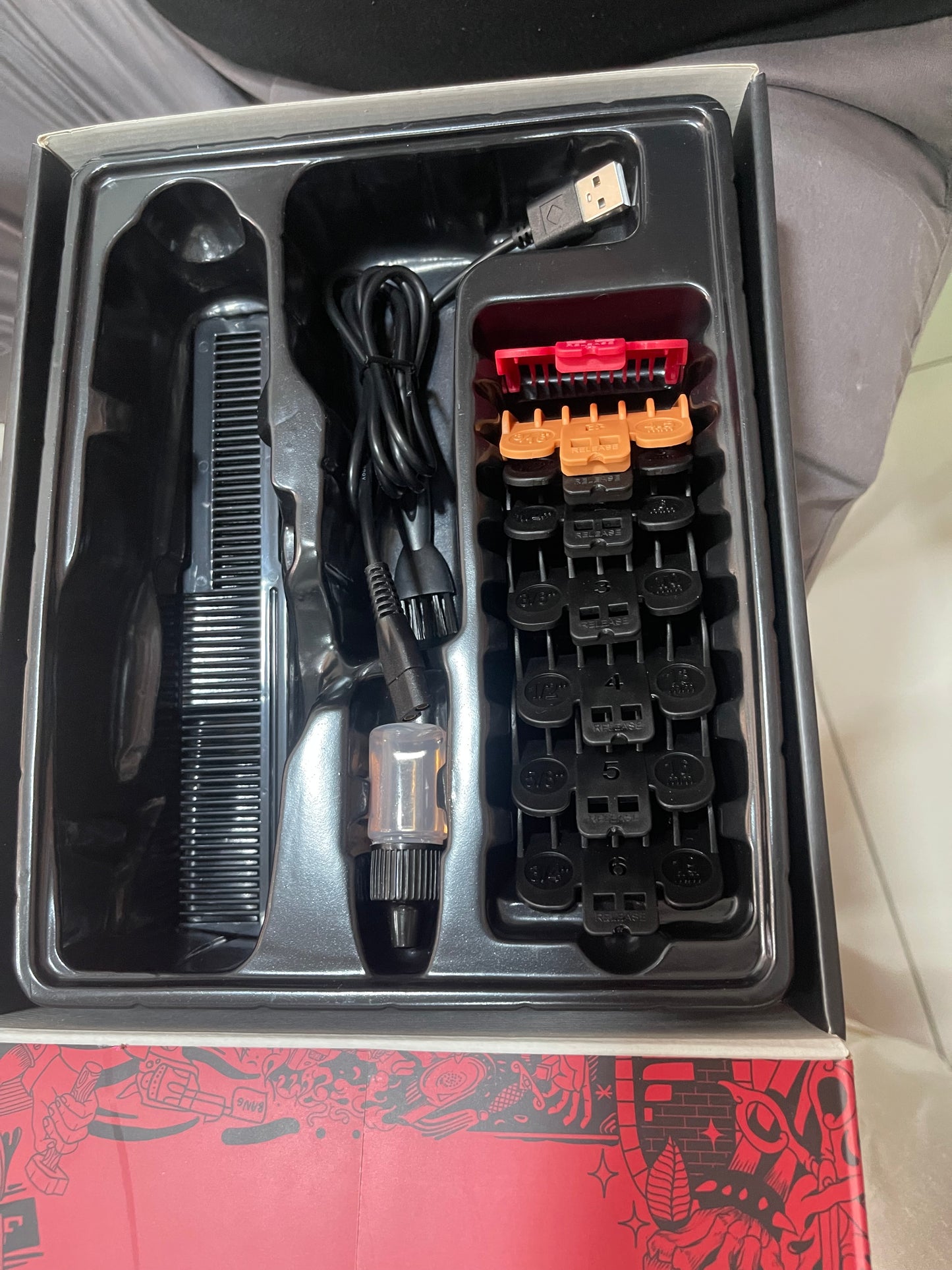Cortapelo Profesional Freestyle Edición Roja - Force Barber