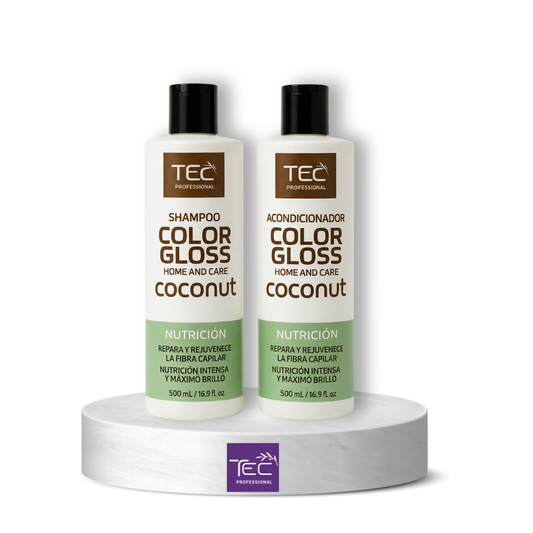 Kit TEC Color Gloss coconut nutrición profunda 500 ml