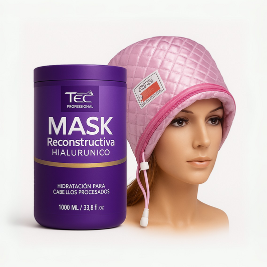Kit Profesional: Mascarilla TEC Reconstructiva 1 kg + Gorro Térmico