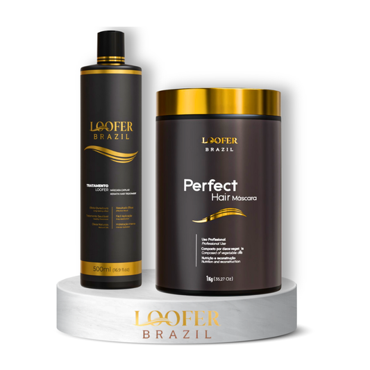 Kit  Liso Perfecto  Máscara Loofer Perfec Hair  Loofer Brazil