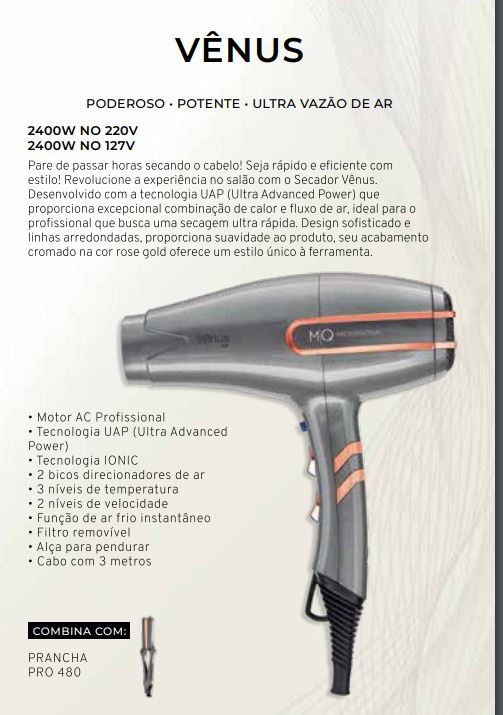 Secador 2400 VENUS MQ