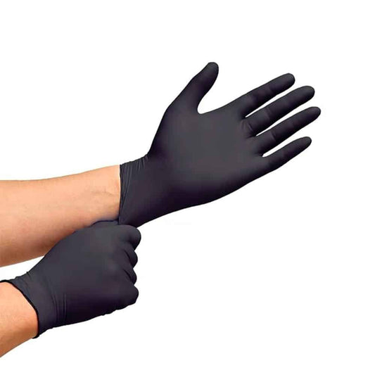 Guantes de nitrilo negro M